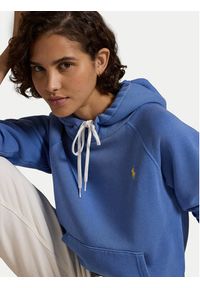 Polo Ralph Lauren Bluza 211943007018 Niebieski Relaxed Fit. Typ kołnierza: polo. Kolor: niebieski. Materiał: bawełna #4