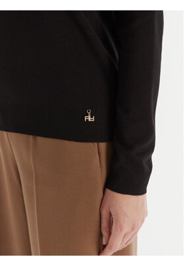 Artigli Sweter ACMA002723 Czarny Regular Fit. Kolor: czarny. Materiał: syntetyk