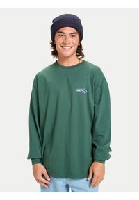 Quiksilver Longsleeve Hw Hollow Coves EQYZT08202 Zielony Comfort Fit. Kolor: zielony. Materiał: bawełna. Długość rękawa: długi rękaw #1
