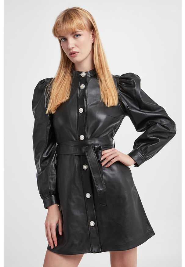 Custommade - Sukienka skórzana CUSTOMMADE. Materiał: skóra