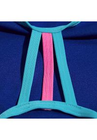 Strój pływacki dziecięcy Speedo Solid Lane Line Back. Kolor: wielokolorowy, niebieski, różowy