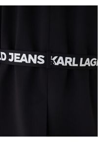 Karl Lagerfeld Jeans Marynarka B1W14024 Czarny Regular Fit. Kolor: czarny. Materiał: syntetyk, wiskoza #4
