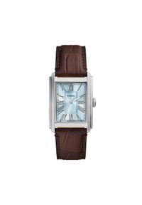 Fossil Zegarek Carraway FS6110 Brązowy. Kolor: brązowy. Materiał: skóra #1