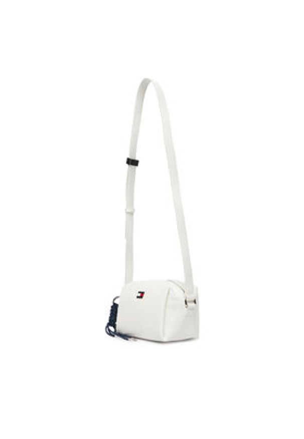 Tommy Jeans Torebka Tjw City Charm Camera Bag AW0AW18456 Biały. Kolor: biały. Materiał: skórzane