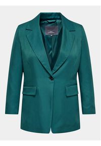 ONLY Carmakoma Marynarka New Frey 15306759 Zielony Regular Fit. Kolor: zielony. Materiał: syntetyk #3