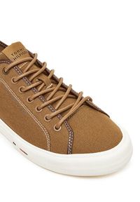 TOMMY HILFIGER - Tommy Hilfiger Tenisówki Hi Vulc Street Canvas FM0FM05515 Brązowy. Kolor: brązowy. Materiał: materiał. Styl: street #4