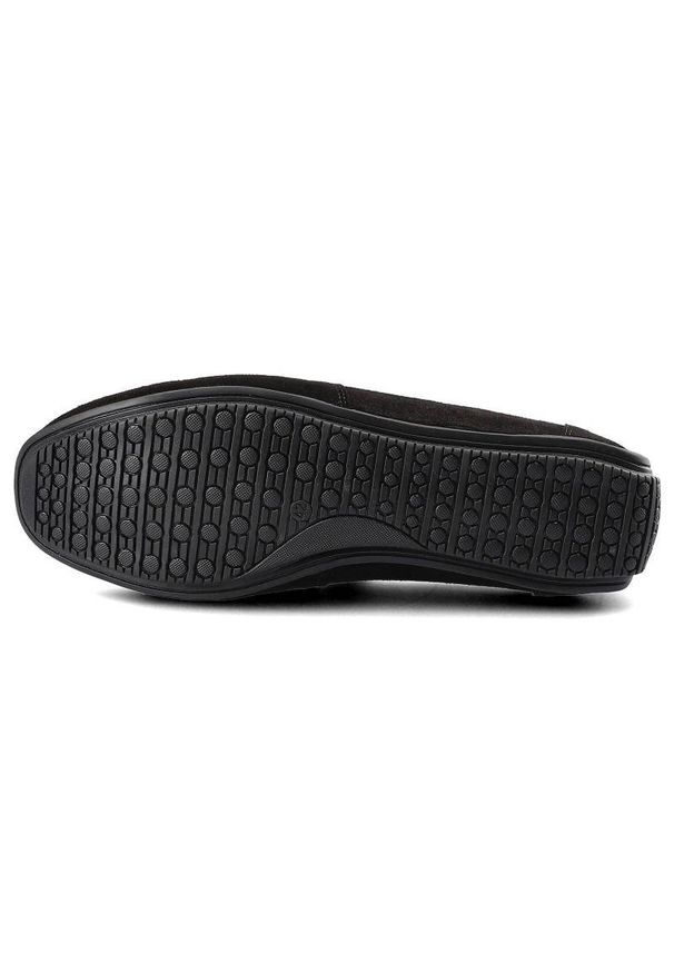 Czarne Mokasyny Karino Męskie Stylowe Obuwie. Okazja: na co dzień, na imprezę, do pracy. Zapięcie: bez zapięcia. Kolor: czarny. Materiał: zamsz, jeans, skóra. Szerokość cholewki: normalna. Styl: elegancki