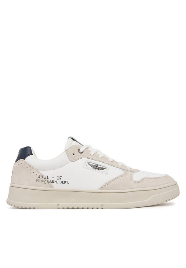 Aeronautica Militare Sneakersy 252SC0235UPL00244 Biały. Kolor: biały. Materiał: skóra