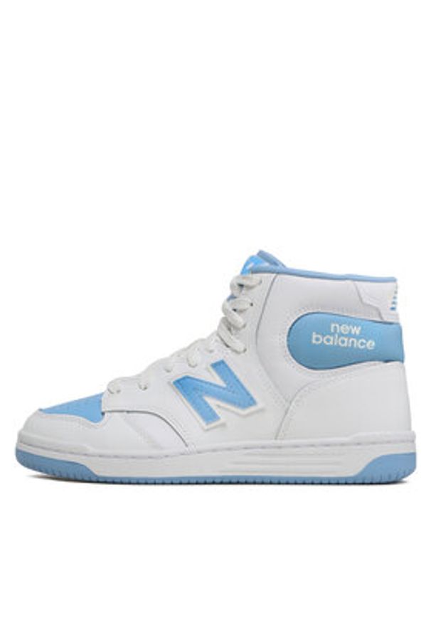 New Balance Sneakersy BB480SCC Biały. Kolor: biały. Materiał: skóra