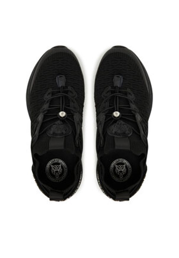 Plein Sport Sneakersy SAES USC0751 STE003N Czarny. Kolor: czarny. Materiał: materiał