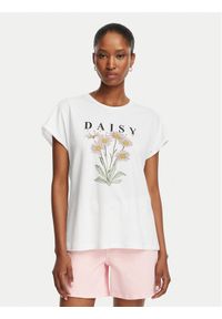 only - ONLY T-Shirt Jany 15372108 Biały Regular Fit. Kolor: biały. Materiał: syntetyk #1