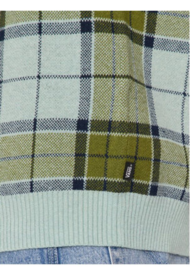 Vans Sweter Almondwood VN000HDV Niebieski Loose Fit. Kolor: niebieski. Materiał: syntetyk
