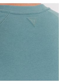 Guess Bluza Z2YQ27K9V31 Turkusowy Regular Fit. Kolor: turkusowy. Materiał: bawełna #3