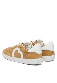Love Moschino - LOVE MOSCHINO Sneakersy JA15112G1OIG0104 Beżowy. Kolor: beżowy. Materiał: zamsz, skóra #5