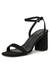 DeeZee Sandały XHS831-1 Czarny. Kolor: czarny. Materiał: materiał