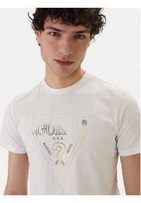 Guess T-Shirt M6GI11 K2992 Biały Slim Fit. Kolor: biały. Materiał: bawełna #4