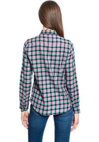 Wrangler - WRANGLER LS WESTERN SHIRT DAMSKA KOSZULA W KRATĘ DŁUGI RĘKAW BLACK W5Z1OR100. Długość rękawa: długi rękaw. Długość: długie #7