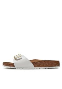 Birkenstock Klapki Madrid 1005310 Biały. Kolor: biały. Materiał: skóra #7