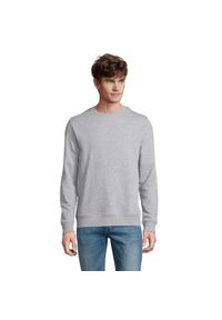 SOL'S - Bluza Unisex Dla Dorosłych Comet Melange. Kolor: szary