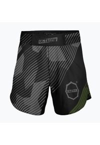 OCTAGON - Spodenki treningowe męskie Octagon Broken Line MMA. Kolor: czarny