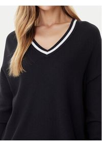 Liu Jo Sport Sweter TF5229 MS59L Czarny Regular Fit. Kolor: czarny. Materiał: syntetyk. Styl: sportowy