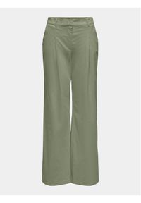 only - ONLY Spodnie materiałowe Stella 15311377 Zielony Regular Fit. Kolor: zielony. Materiał: bawełna