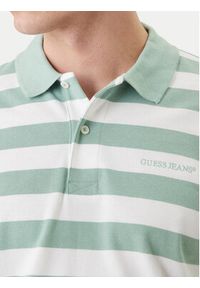 Guess Jeans Polo M6GP00 KCOT1 Zielony Regular Fit. Typ kołnierza: polo. Kolor: zielony. Materiał: bawełna #2