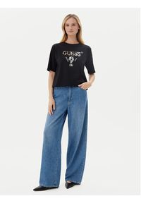 Guess T-Shirt V4YI06 I3Z14 Czarny Relaxed Fit. Kolor: czarny. Materiał: bawełna #4