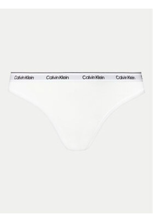 Calvin Klein Underwear Komplet stringów Thong 3Pk 000QD5209E Kolorowy. Materiał: bawełna. Wzór: kolorowy