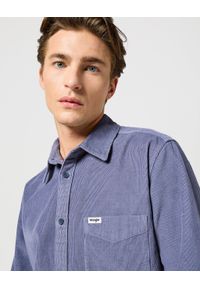 Wrangler - WRANGLER MĘSKA KOSZULA 1 PKT CORDUROY SHIRT Grisaille 112357218 W5L0008823 #4