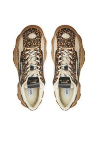 Steve Madden Sneakersy Zoomz-L SM11003503 Brązowy. Kolor: brązowy. Materiał: materiał #6