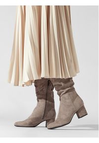 Jenny Fairy Kozaki LS5279-09 Brązowy. Kolor: brązowy. Materiał: materiał #4