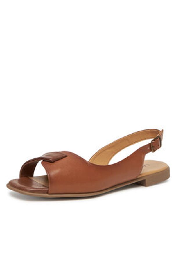 Lasocki Sandały WI23-FLOWER-03 Brązowy. Kolor: brązowy. Materiał: skóra