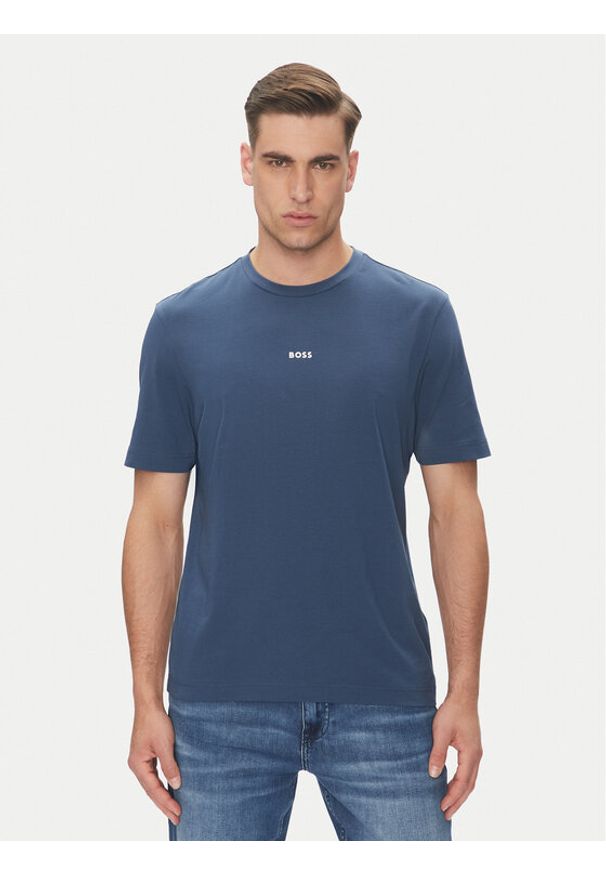 BOSS T-Shirt Tchup 50473278 Niebieski Relaxed Fit. Kolor: niebieski. Materiał: bawełna