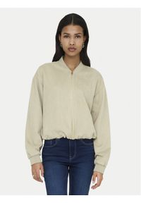 only - ONLY Kurtka bomber Mavi 15364101 Beżowy Regular Fit. Kolor: beżowy. Materiał: syntetyk #1