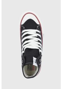 MOA Concept Trampki damskie kolor czarny. Nosek buta: okrągły. Zapięcie: sznurówki. Kolor: czarny. Materiał: guma #2