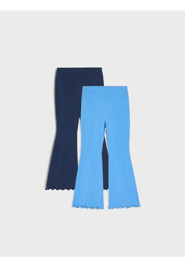 Sinsay - Legginsy flare 2 pack - wielobarwny