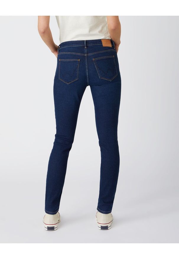 Wrangler - WRANGLER SKINNY DAMSKIE SPODNIE JEANSOWE DREAM BLUE 28 W28K47389 112141283
