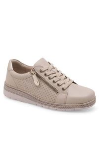 Go Soft Sneakersy WI16-BECA-01 Beżowy. Kolor: beżowy. Materiał: skóra #3