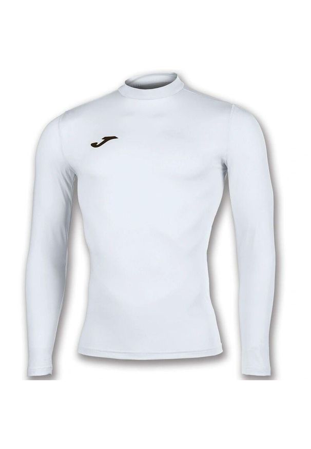 Podkoszulka do piłki nożnej dla dorosłych Joma Brama Academy z długim rękawem. Kolor: biały. Materiał: poliester, elastan. Długość rękawa: długi rękaw. Długość: długie. Sport: piłka nożna