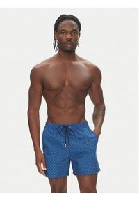 HOM Szorty kąpielowe Hendaye 402935 Niebieski Regular Fit. Kolor: niebieski. Materiał: syntetyk #3