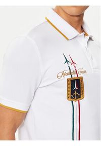 Aeronautica Militare Polo 241PO1763P191 Écru Regular Fit. Typ kołnierza: polo. Materiał: bawełna #7