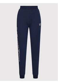 EA7 Emporio Armani Spodnie dresowe 8NTP85 TJCQZ 1554 Granatowy Regular Fit. Kolor: niebieski. Materiał: bawełna #3