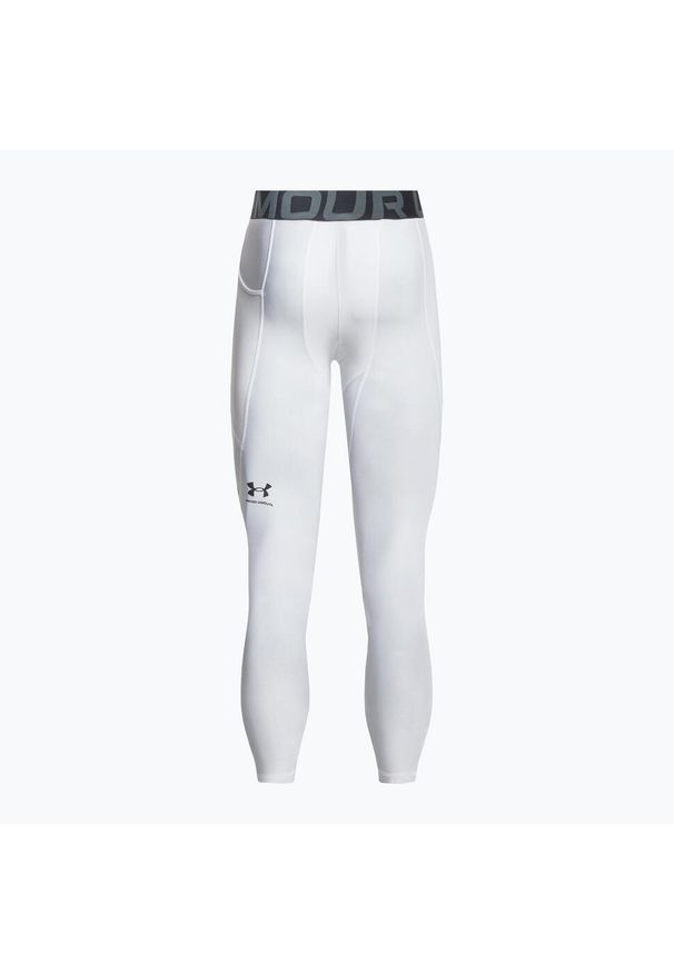 Legginsy męskie Under Armour HG Armour 3/4. Kolor: biały