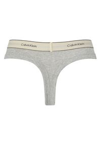Calvin Klein Stringi LV00QF8771 Szary. Kolor: szary. Materiał: bawełna #2