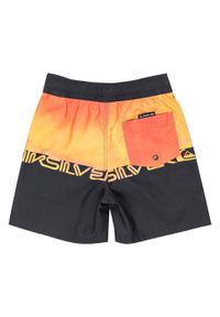Szorty kąpielowe dziecięce Quiksilver Everyday Straight Volley 12". Kolor: pomarańczowy, wielokolorowy, żółty