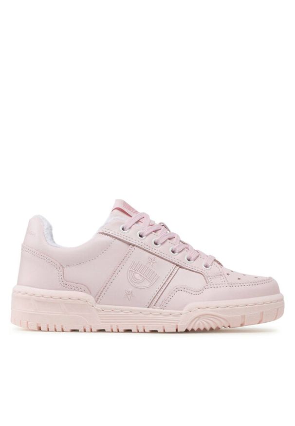 Chiara Ferragni Sneakersy CF3109-042 Różowy. Kolor: różowy. Materiał: skóra