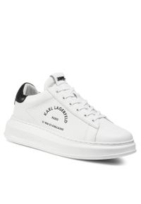 Karl Lagerfeld - Sneakersy KARL LAGERFELD KL52538 White Lthr. Kolor: biały. Materiał: skóra