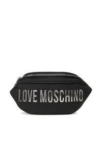 Love Moschino - LOVE MOSCHINO Saszetka nerka JC4195PP1NKD000B Czarny. Kolor: czarny. Materiał: skóra