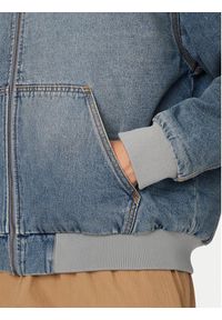 Adidas - adidas Kurtka jeansowa KE0131 Niebieski Loose Fit. Kolor: niebieski. Materiał: bawełna #5